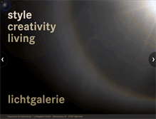 Tablet Screenshot of lichtgalerie.de